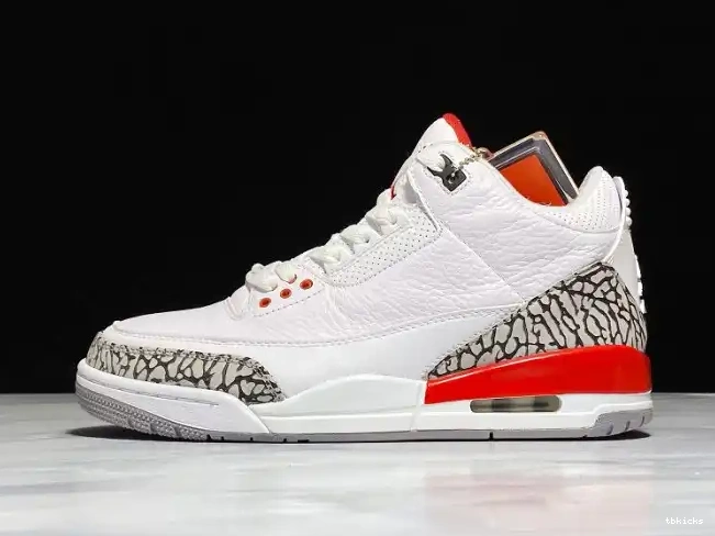 Rep TBK 136064-116 Retro 3 Air of Hall Jordan Fame 0624